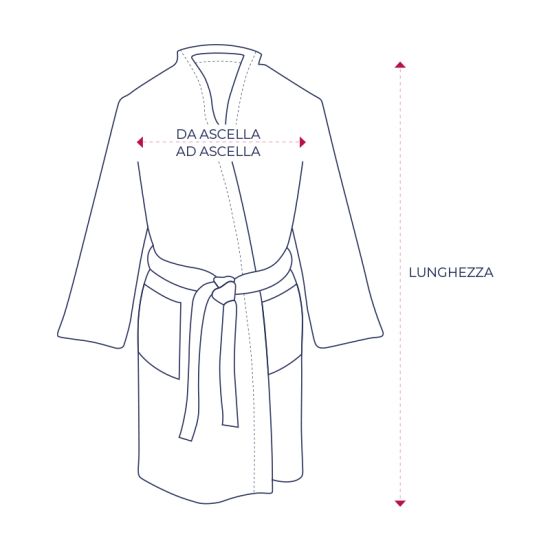 Accappatoio sciallato nido d’ape per hotel, alberghi e b&b Accappatoio sciallato nido d’ape per hotel, alberghi e b&b