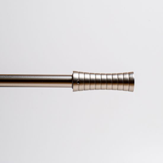 Bastone estensibile per tenda satinato Cilindro