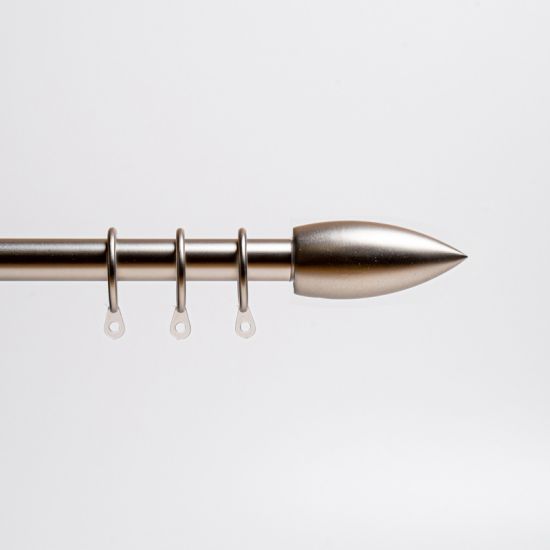 Bastone estensibile per tenda satinato Oliva