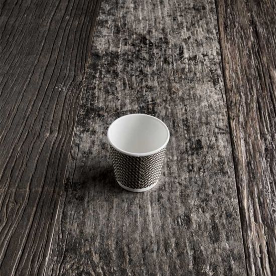 Bicchiere Double Wall 120 ml biodegradabile e compostabile per ristoranti, hotel, alberghi e b&b