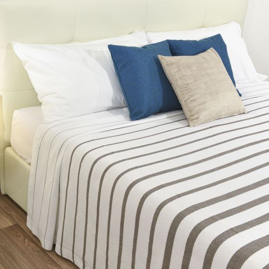 Copriletto in cotone stampato V16 per hotel, alberghi e b&b Copriletto in cotone stampato V16 per hotel, alberghi e b&b