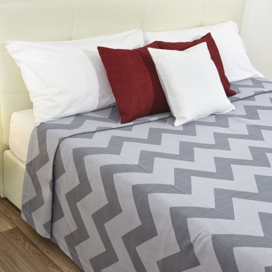 Copriletto in cotone stampato V21 per hotel, alberghi e b&b Copriletto in cotone stampato V21 per hotel, alberghi e b&b