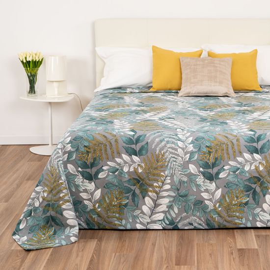 Copriletto in cotone stampato V30 per hotel, alberghi e b&b