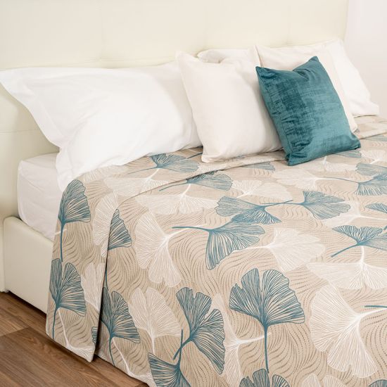 Copriletto in cotone stampato V31 per hotel, alberghi e b&b Copriletto in cotone stampato V31 per hotel, alberghi e b&b