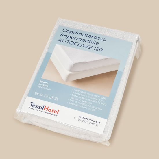 Confezione del coprimaterasso Impermeabile Autoclave 120 per hotel, alberghi e b&b Confezione del coprimaterasso Impermeabile Autoclave 120 per hotel, alberghi e b&b