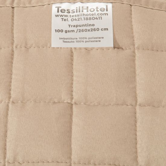 Etichetta del Trapuntino Tinta Unita per hotel, alberghi e b&b Etichetta del Trapuntino Tinta Unita per hotel, alberghi e b&b