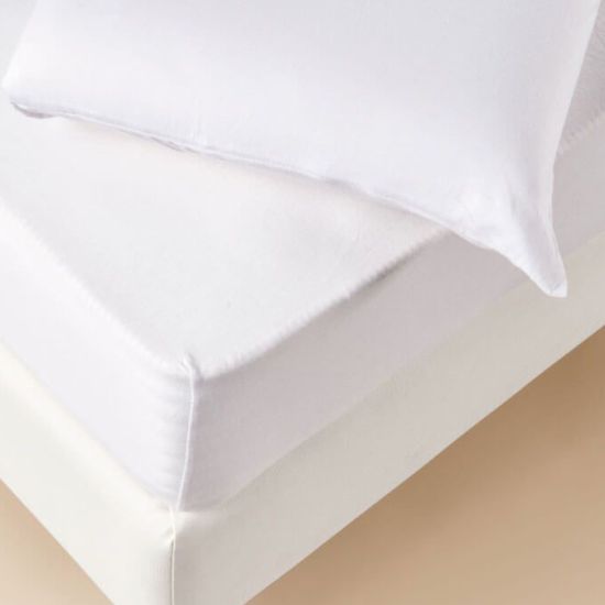 Federa no stiro in jersey bianco per hotel, alberghi e b&b Federa no stiro in jersey bianco per hotel, alberghi e b&b