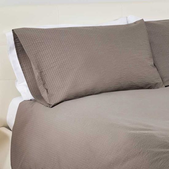 Federe colorate seersucker no stiro per alberghi, hotel, bed&breakfast