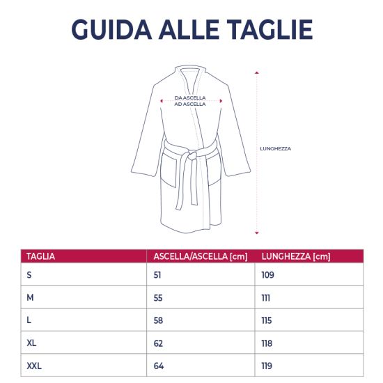 Accappatoio sciallato nido d’ape per hotel, alberghi e b&b Accappatoio sciallato nido d’ape per hotel, alberghi e b&b