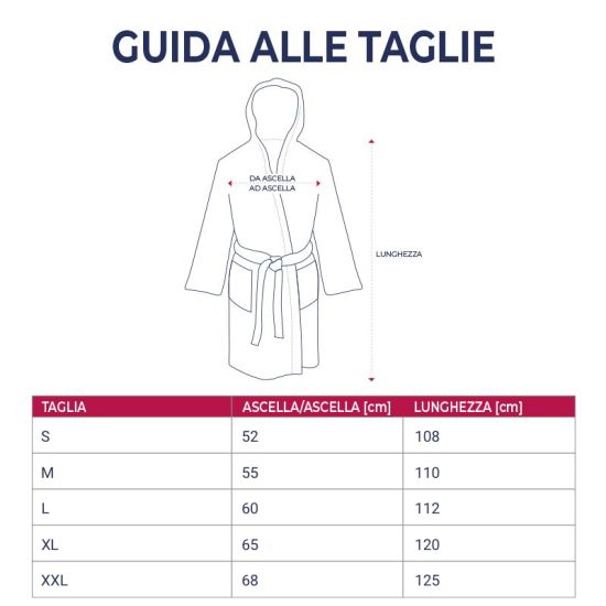 Accappatoio nido d’ape per hotel, alberghi e b&b