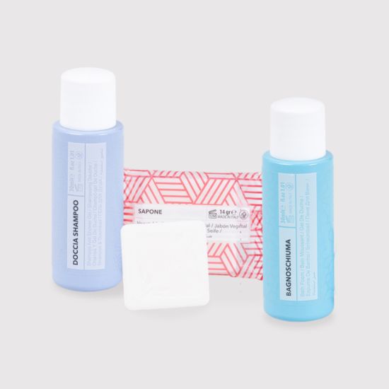 Kit cortesia bagno Color per hotel, alberghi e b&b