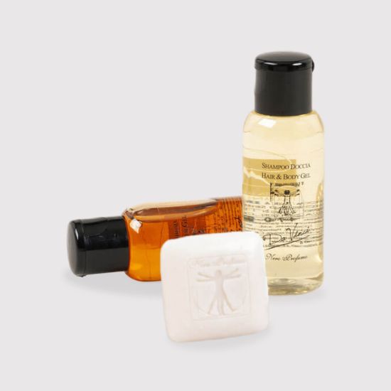 Kit cortesia bagno Da Vinci per hotel, alberghi e b&b Kit cortesia bagno Da Vinci per hotel, alberghi e b&b