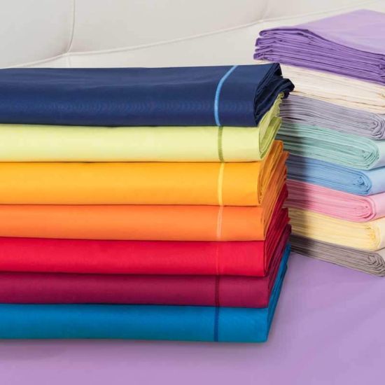 Lenzuola colorate cordonetto per hotel, alberghi e b&b