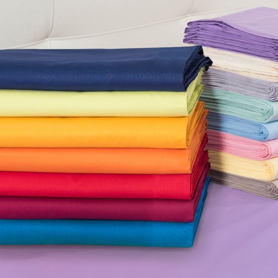 Lenzuola sopra su misura 30/27 colorato per hotel, alberghi e b&b Lenzuola sopra su misura 30/27 colorato per hotel, alberghi e b&b