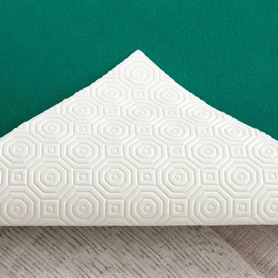 Mollettone Maglina Verde+PVC ottogonale a metro h 140 cm per hotel, alberghi e b&b