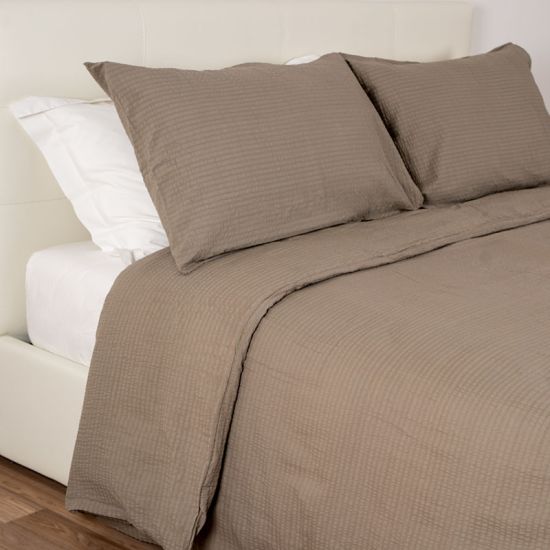 Parure Copripiumino No Stiro Seersucker per alberghi, hotel, bed&Breakfast