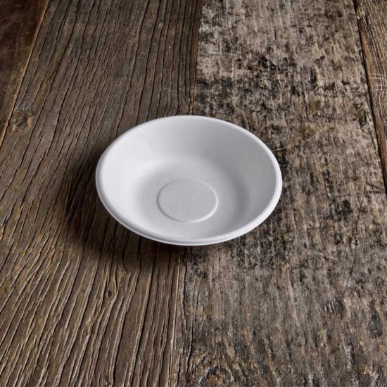 Piatto fonfo 680 ml biodegradabile e compostabile per ristoranti, hotel, alberghi e b&b