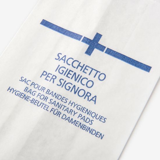 Sacchetto igienico di carta per hotel, alberghi e b&b Sacchetto igienico di carta per hotel, alberghi e b&b