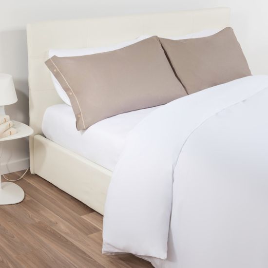 Sacco copripiumino su misura in percalle bianco per hotel, alberghi e b&b Sacco copripiumino su misura in percalle bianco per hotel, alberghi e b&b