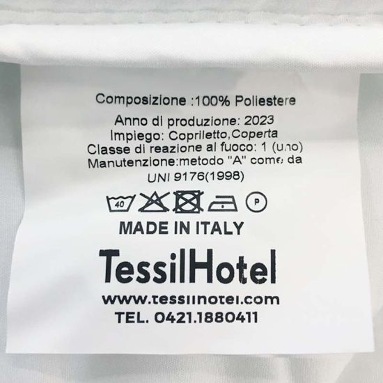 Topper ignifugo per materasso per hotel, alberghi e b&b