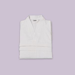 Accappatoio sciallato nido d’ape