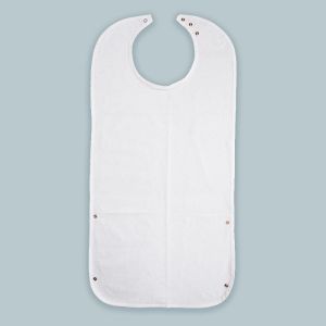 Bavaglio impermeabile adulto con tasca