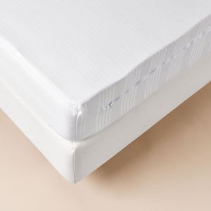 Coprimaterasso in cotone con zip