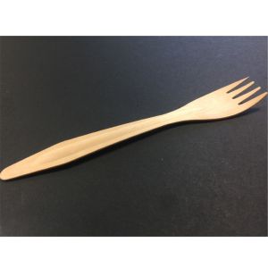Forchette biodegradabili compostabili Legno 100 Pezzi