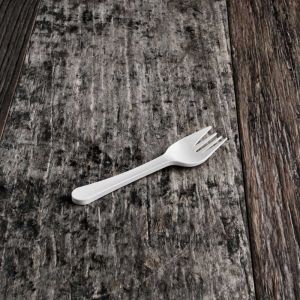 Mini Forchette biodegradabili Mater-bi 100 Pezzi