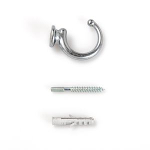 Gancio fermatenda a uncino da muro