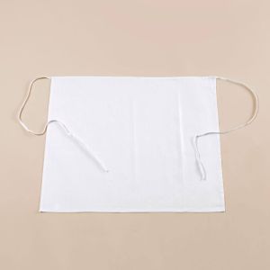 Grembiule a vita senza tasca Bianco