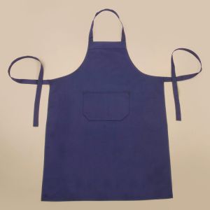 Grembiule con pettorina e tasca colorato