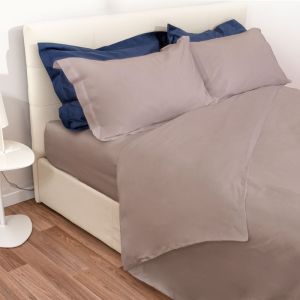 Sacco copripiumino su misura in percalle colorato