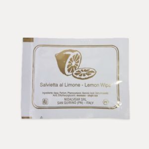 Salviette umidificate al limone 50 Pezzi
