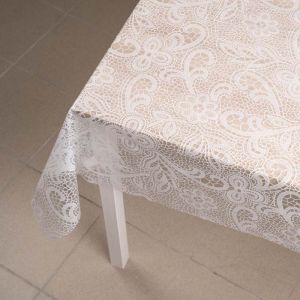 Tovaglia Trasparente in Fantasia a metro h 140cm