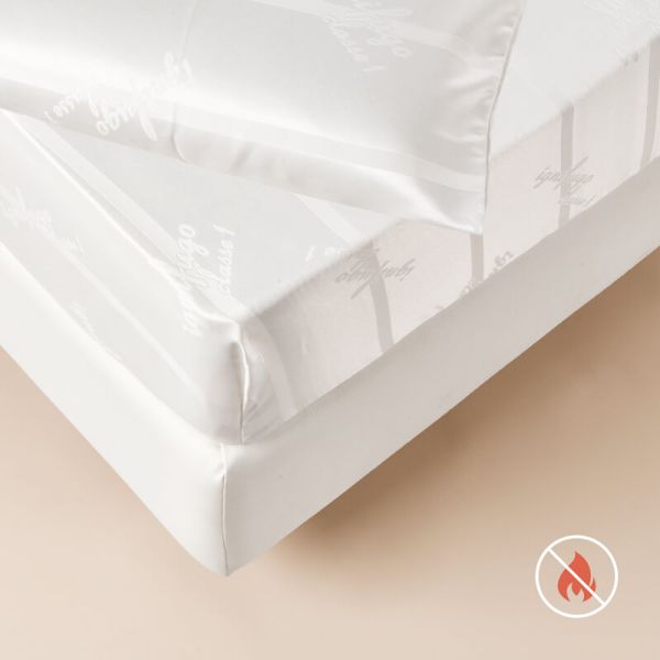 Coprimaterasso Impermeabile Arnaud Nuit Des Vosges – Cotone 100%, Bianco, 200x80 Cm, Sfoderabile, Lavabile A 95° - 2