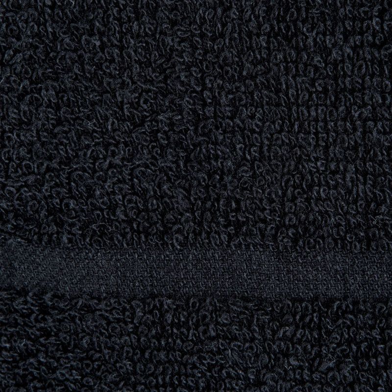 Asciugamani per Parrucchieri Lisci Neri 360 gr - Ingrosso - TessilHotel