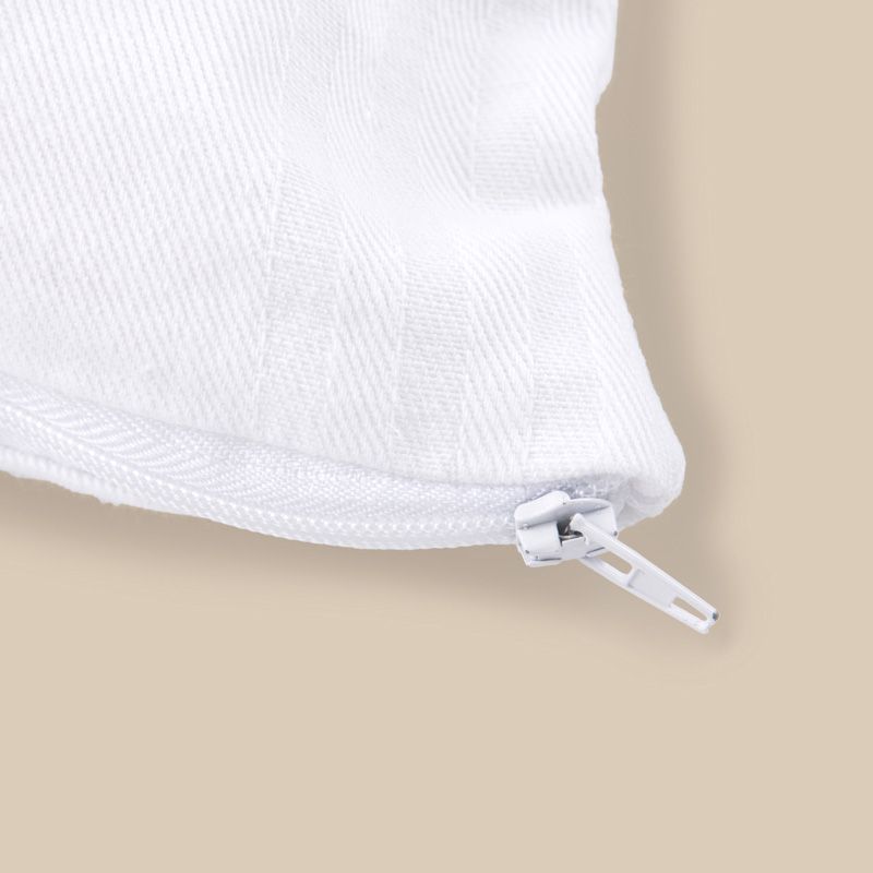 Copriguanciale Zipper,coppia federe con cerniera