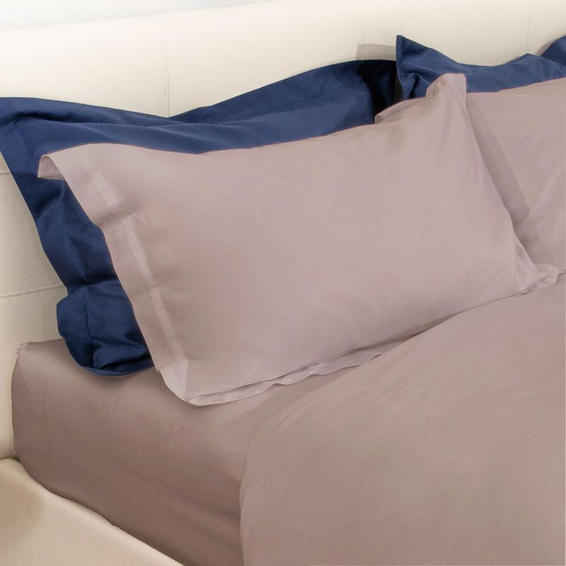 Percale - Federa per cuscino in cotone - 50 x 80 cm - Bianco - Habitat