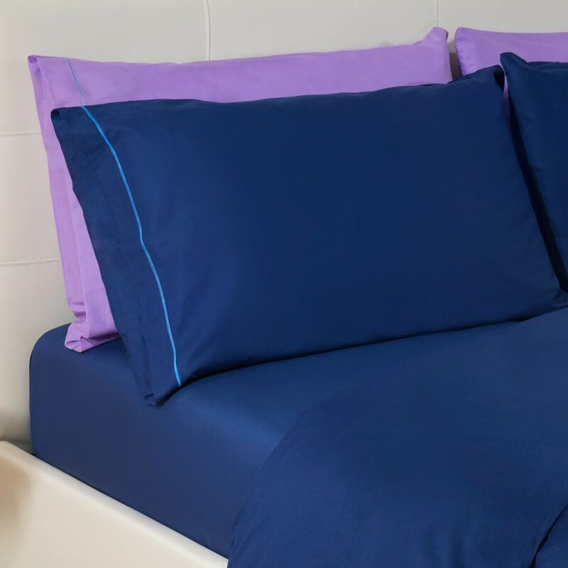Doppio Rosa Cotone Bed-Fashion Federa 2 Pezzi 60 x 70 cm 