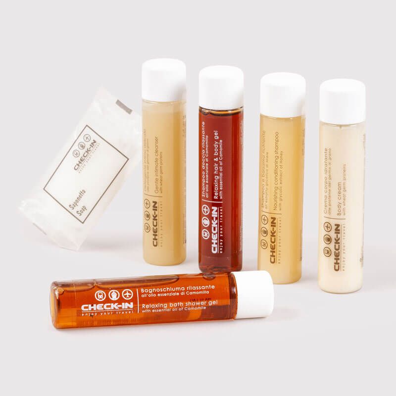 Bustine Shampoo Doccia 10 Ml Linea Check-in Per B&B E Hotel - 10