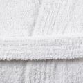 Accappatoio spugna bianco con cappuccio per hotel, alberghi, b&b, spa e centri benessere Accappatoio spugna bianco con cappuccio per hotel, alberghi, b&b, spa e centri benessere