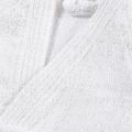 Accappatoio spugna bianco Sciallato per hotel, alberghi, b&b, spa e centri benessere Accappatoio spugna bianco Sciallato per hotel, alberghi, b&b, spa e centri benessere