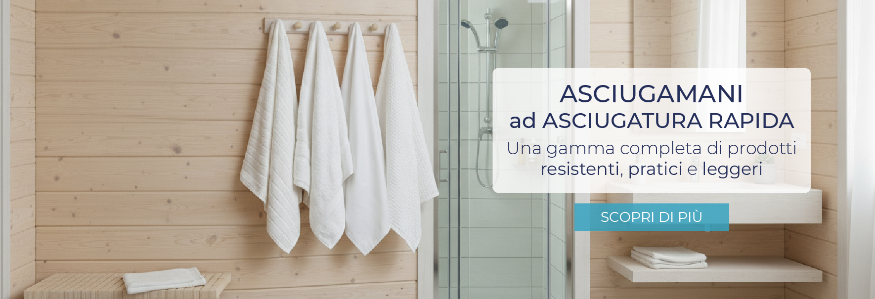 Asciugamani ad asciugatura rapida