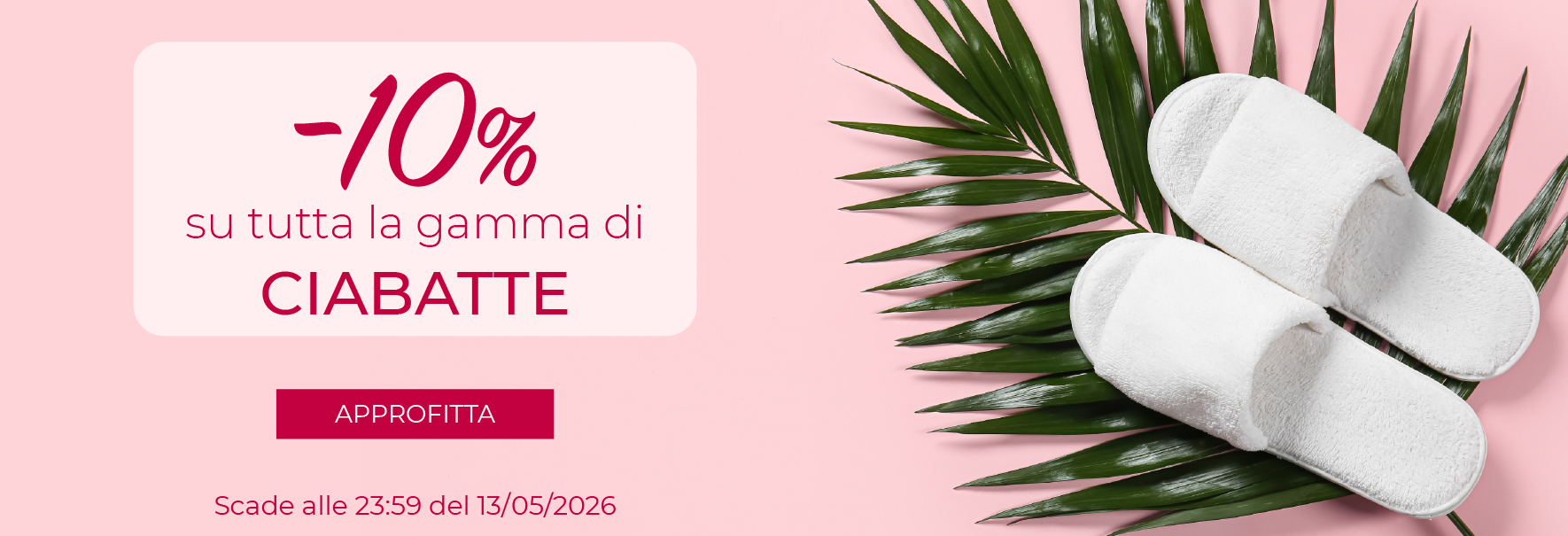 Promo ciabatte -10%