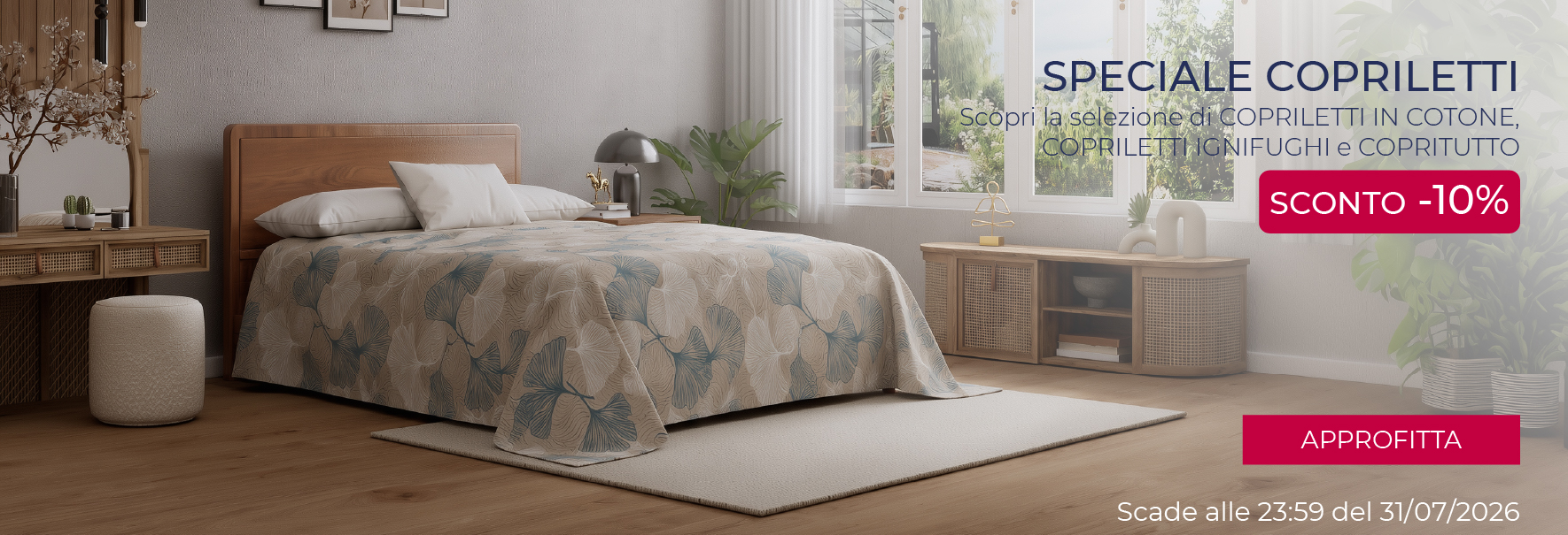 Promo Copriletti e copritutto -10%