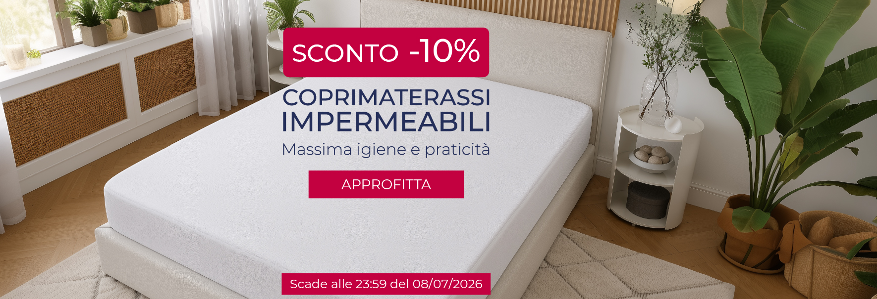Promo coprimaterassi impermeabili