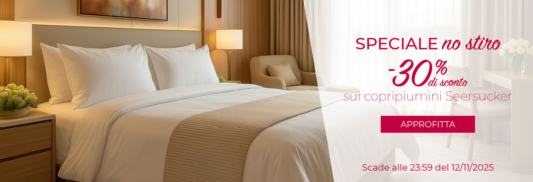 Promo Copripiumini Seersucker