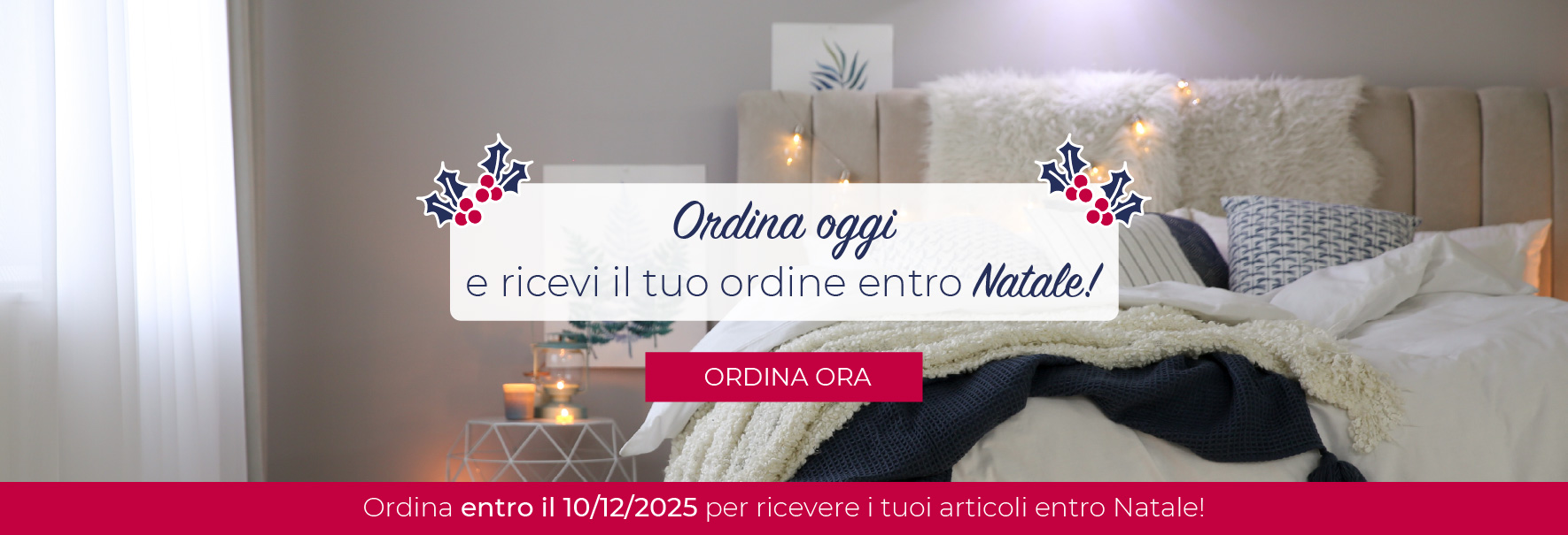 Ricevi entro Natale 2025