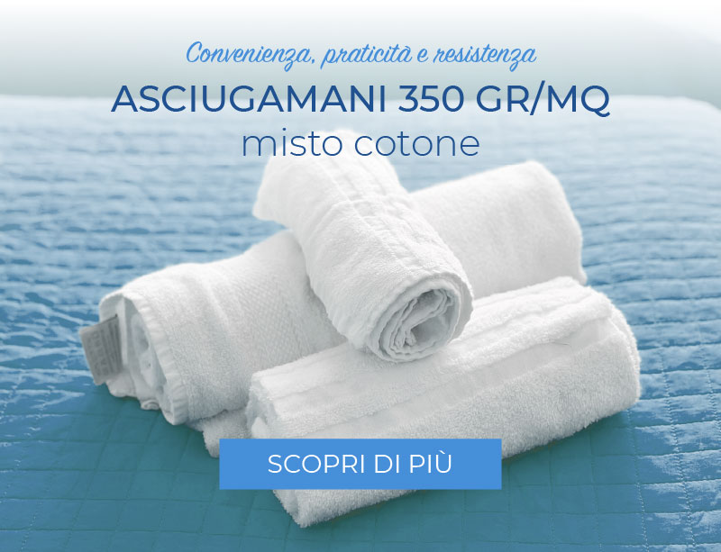 Asciugamani 350 gr misto cotone